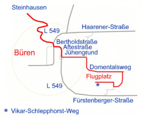 anfahrt büren